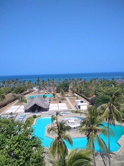Beachfront studio in Diani
